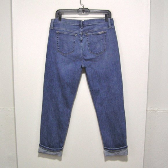 JOE'S JEANS SIZE 32 STRETCH Straight Crop SILVERLAKE - Picture 7 of 9